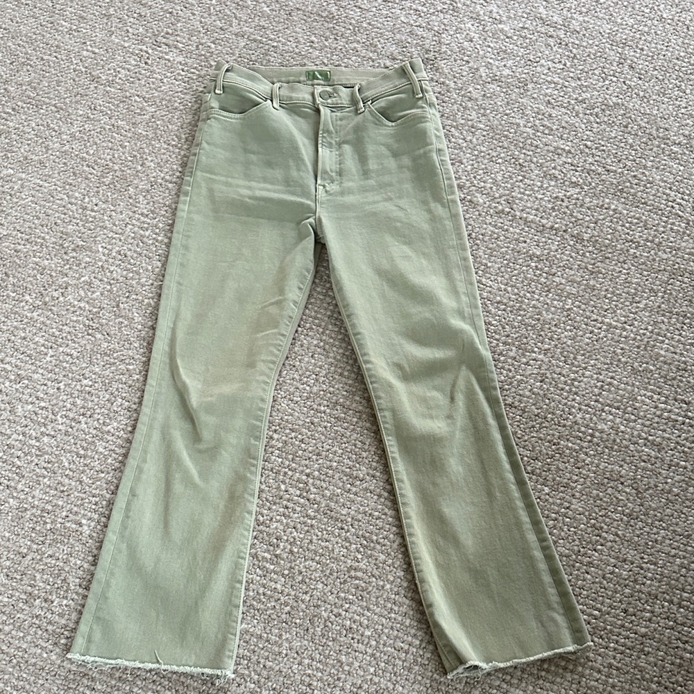 Mother The Hustler Ankle Fray. Color Second Chance. Size 28.